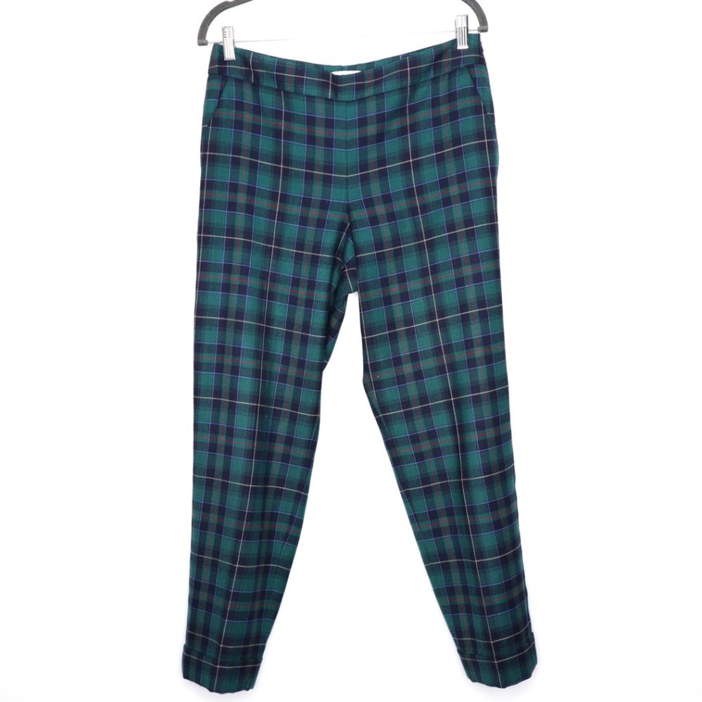 Sean Collection | Silk Tartan Plaid Lined Pants 4